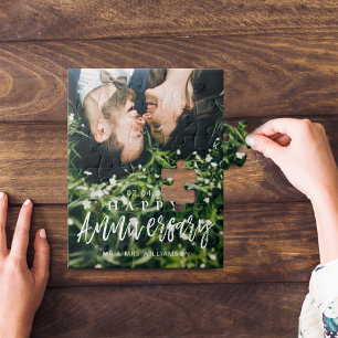Puzzle Personnalisé M. & Mme Happy Mariage Anniversaire P