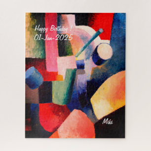 Puzzle Personnalisé Moderne Artistique Coloré Abstrait