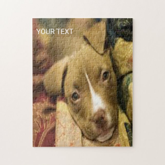 Puzzle personnalisé pour animaux (Vertical)