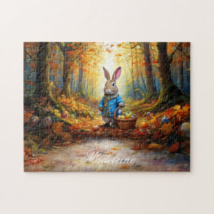 Puzzle Personnaliser le nom du panier d'œufs de Pâques de