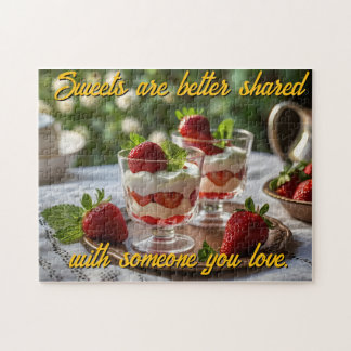 Puzzle Personnaliser les sucreries de fraise Motivationne