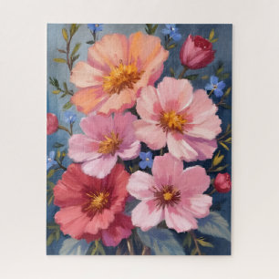 Puzzle Pétales en Fleurs   Peinture Aquarelle Florale