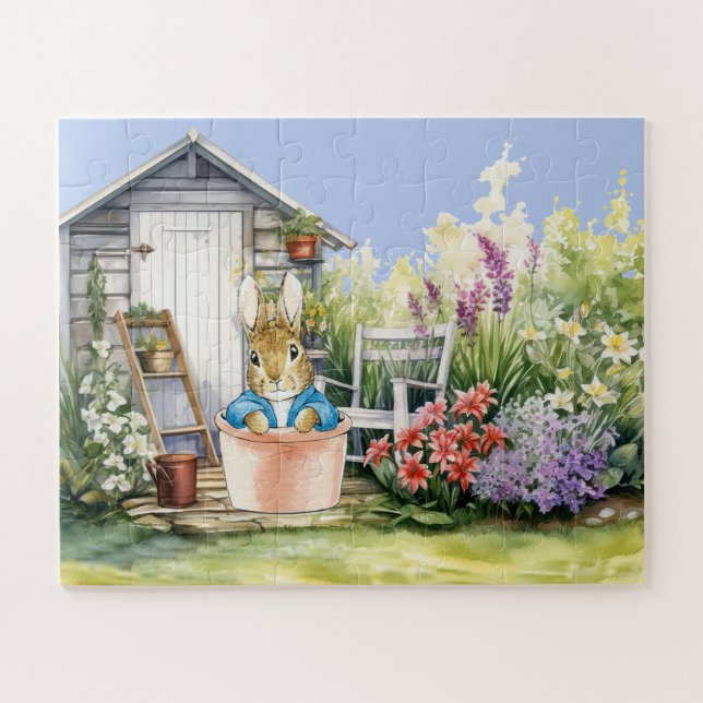 Puzzle Peter the Rabbit Garden Shed (Horizontal)