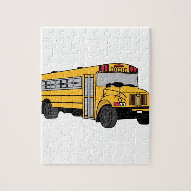 Puzzle Petit autobus scolaire (Vertical)