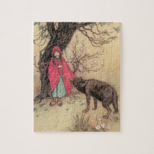 Puzzle Petit chapeau rouge vintage par Warwick Goble