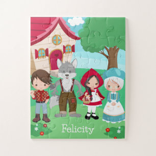 Puzzle Petit chaperon Rouge Filles de conte de Fairytale 