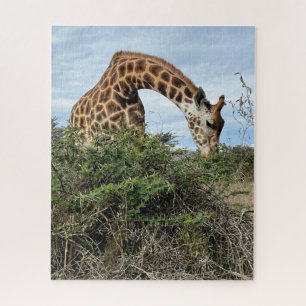Puzzle Petit déjeuner avec une Giraffe