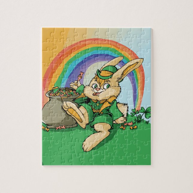Puzzle Petit lapin drôle de Patrick de saint (Vertical)