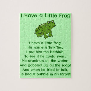Puzzle Petit poème de grenouille