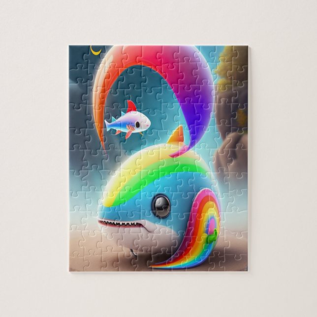 Puzzle Petit Poisson Coloré (Vertical)