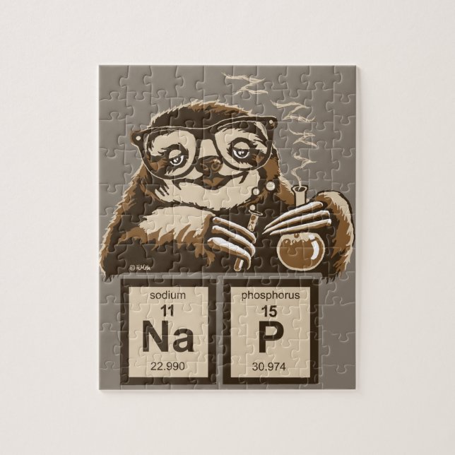 Puzzle Petit somme découvert par paresse de chimie (Vertical)