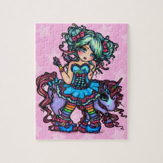 Puzzle Petite Mlle Deelish Fairy Unicorn Fantasy