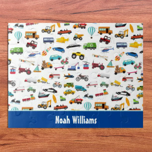 Puzzle Petites choses qui déplacent les voitures Motif
