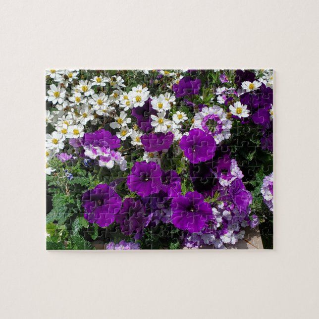 Puzzle Pétunia pourpre (Horizontal)