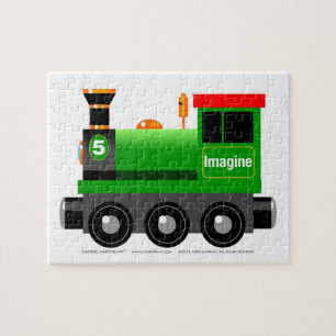 Puzzle Peu de moteur vert