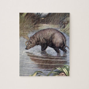 Puzzle Phacochère par Louis Sargent, Animaux Sauvages Vin