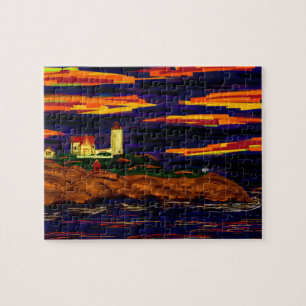 Puzzle phare au Maine
