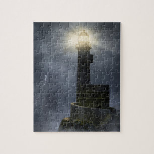 Puzzle Phare dans une tempête