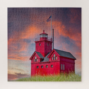 Puzzle Phare de Big Red Michigan