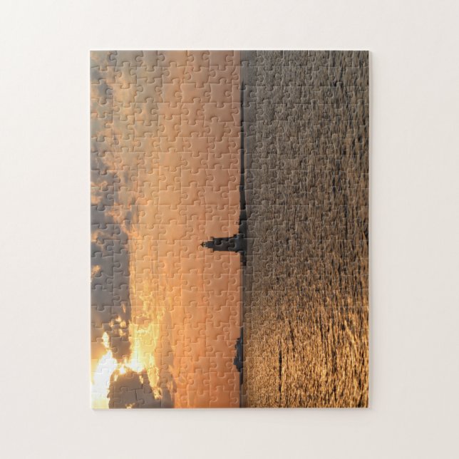 Puzzle Phare de brise-lames du Delaware Cape Henlopen (Vertical)