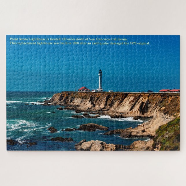 Puzzle Phare de California Point Arena (Horizontal)