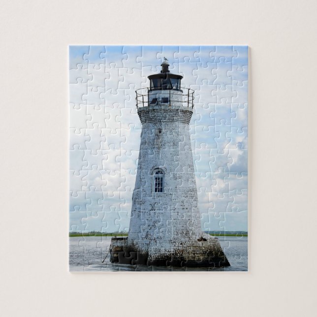 Puzzle Phare de Cockspur Island Tybee Island, Géorgie (Vertical)