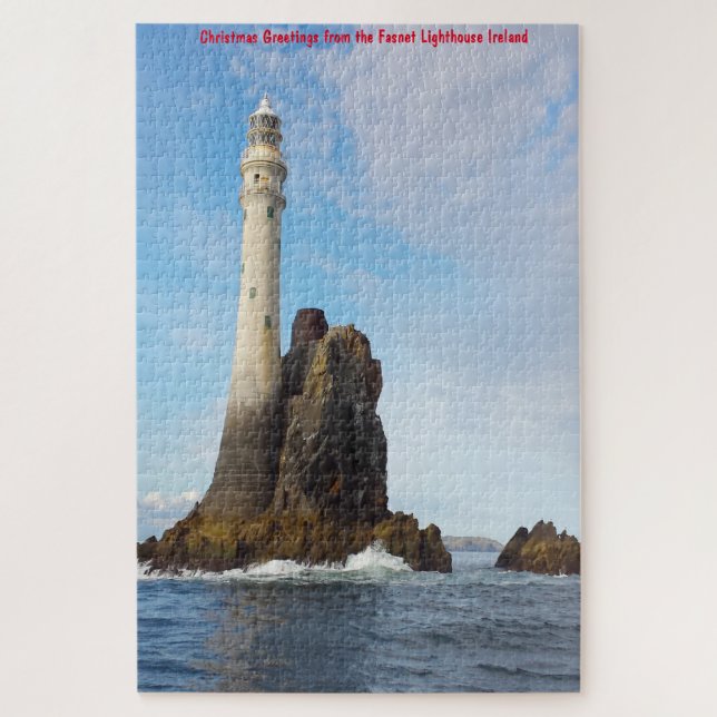 Puzzle Phare de Fasnet "La chute des lacrymogènes d'Irlan (Vertical)