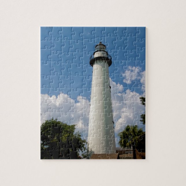 Puzzle Phare de la Géorgie d'île de Jekyll (Vertical)