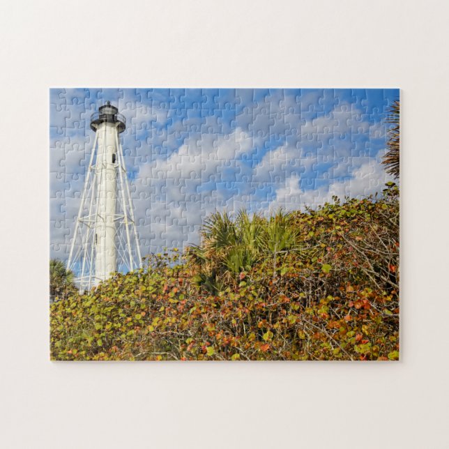 Puzzle Phare de l'île Gasparilla - 11x14 - 252 pcs (Horizontal)