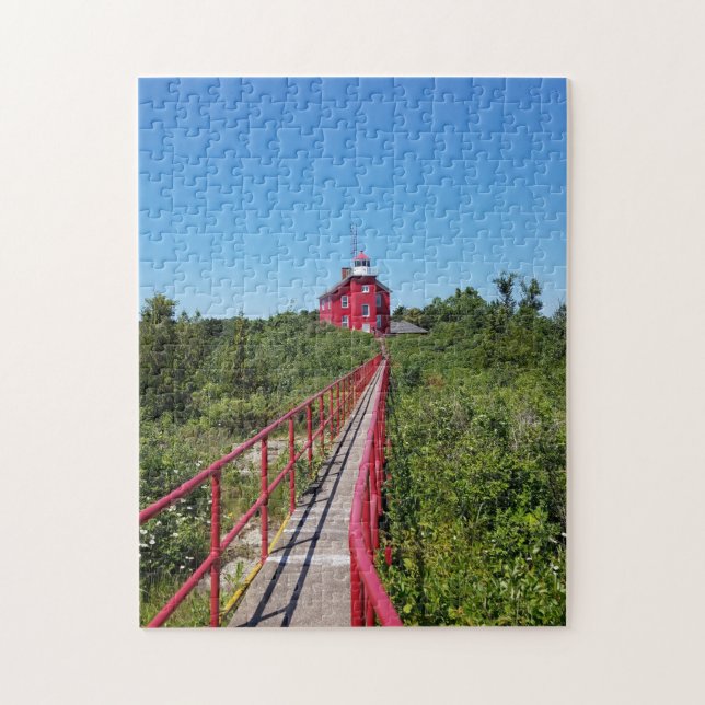 Puzzle Phare de Marquette Harbour et Catwalk (Vertical)