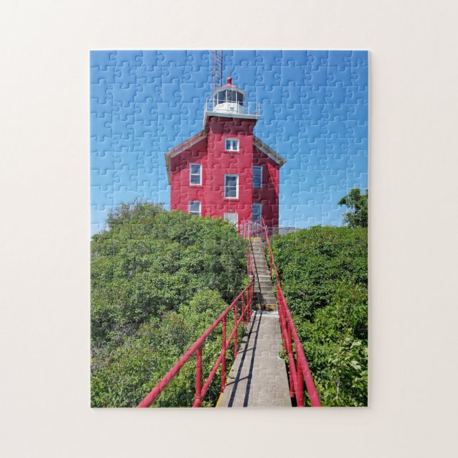 Puzzle Phare de Marquette Harbour et Catwalk (Vertical)