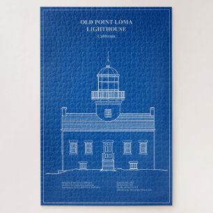 Puzzle Phare de Old Point Loma - Californie - AD
