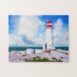 Puzzle Phare de Peggys Cove - Nouvelle-Écosse Jigsaw Puzz