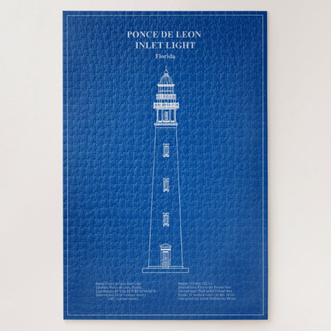 Puzzle Phare de Ponce de Leon Inlet - Floride - AD (Vertical)