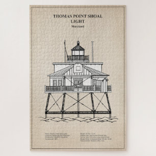 Puzzle Phare de Thomas Point Shoal - Maryland - SBD
