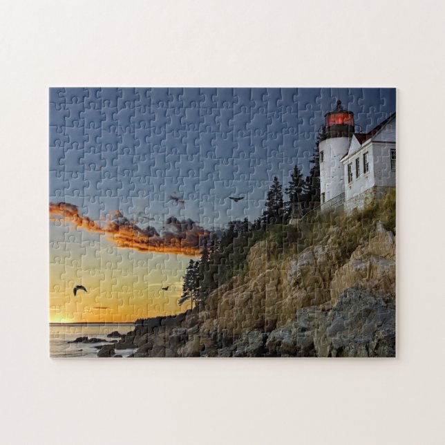Puzzle Phare du Maine Bass Harbour Photo (Horizontal)