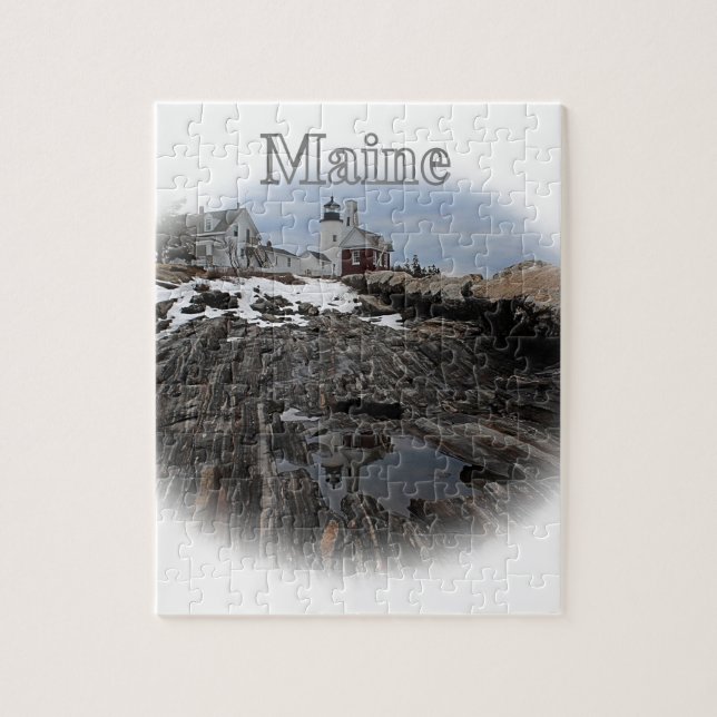 Puzzle Phare Maine de point de Pemaquid (Vertical)
