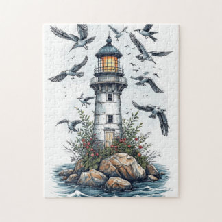 Puzzle Phare vintage