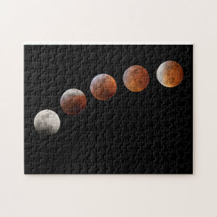Puzzle Phases de Pleine lune Total Éclipse lunaire Colo