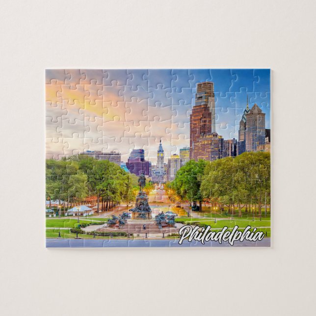 Puzzle Philadelphie historique, Pennsylvanie, USA (Horizontal)