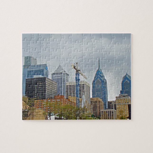 Puzzle Philadelphie Skyline de la promenade fluviale (Horizontal)