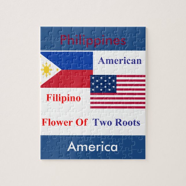 Puzzle Philippin-Américain (Vertical)
