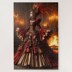 Puzzle Phoenix Fire Queen Steampunk Victorian Industrial