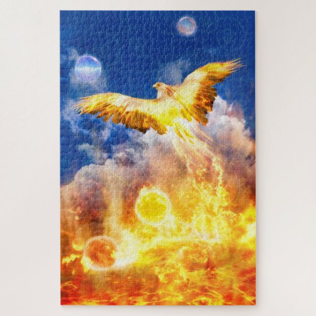 Puzzle Phoenix Oiseau S'ÉLÈVE AU-DESSUS DE VOS PROBLÈMES (Vertical)