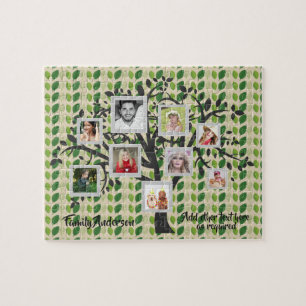 Puzzle Photo Collage Family Tree Modèle Personnalisé 2