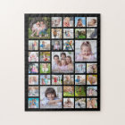 Photo Collage Nom de famille ou titre noir