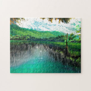 Puzzle photo d'art personnalisé paysage