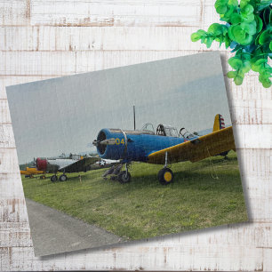 Puzzle Photo d'avion vintage pour l'anniversaire du pilot