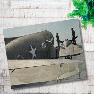 Puzzle Photo d'avion vintage pour l'anniversaire du pilot