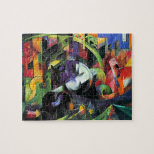 Puzzle Photo de Cattle par Franz Marc, Art Vintage
